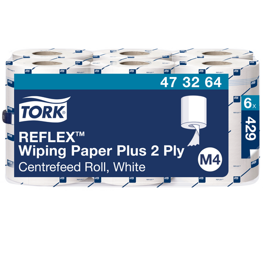 Tork Reflex Wiping Paper Towel White Plus M4