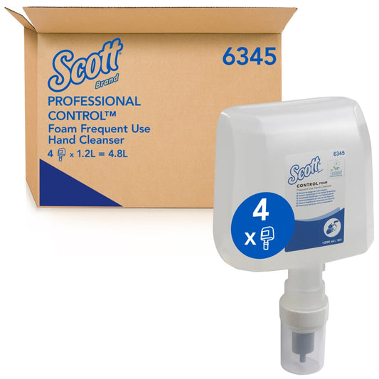 KIMBERLY-CLARK SCOTT CONTROL Foam Frequent Use Hand Cleanser Refill (4 x 1.2L) (Code 6345)