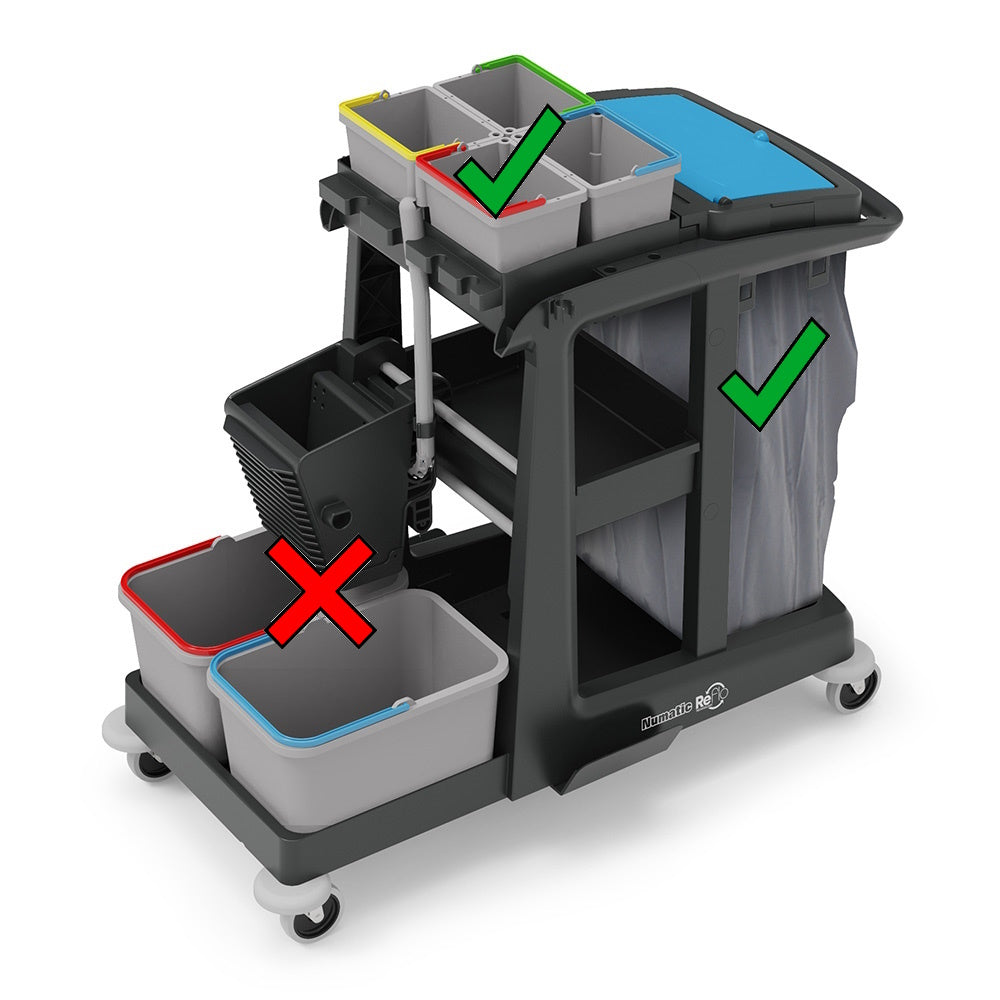 Numatic EM3R ECO-Matic Janitorial Trolley