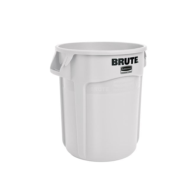 Rubbermaid Commercial Products Brute Vent Bin, White, No Lid 38L