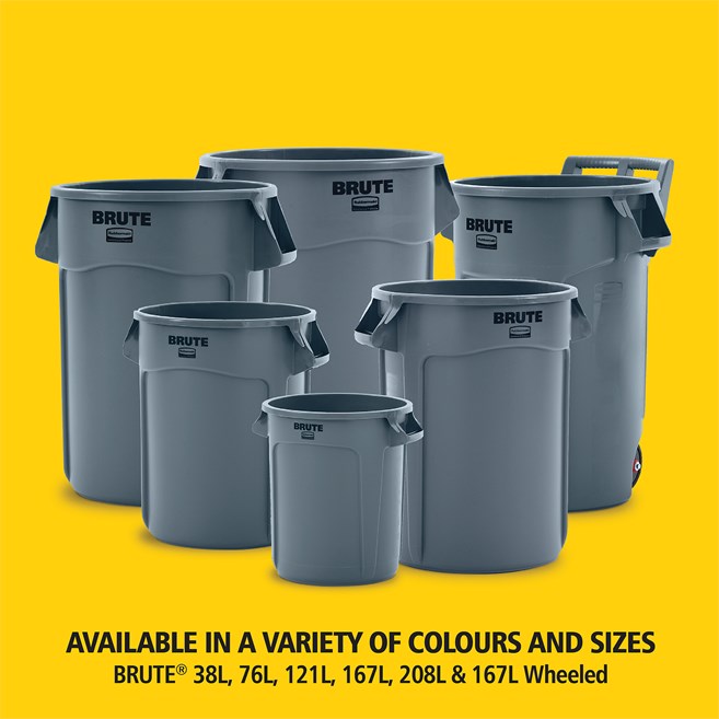 Rubbermaid Commercial Products Brute Vent Bin 76L