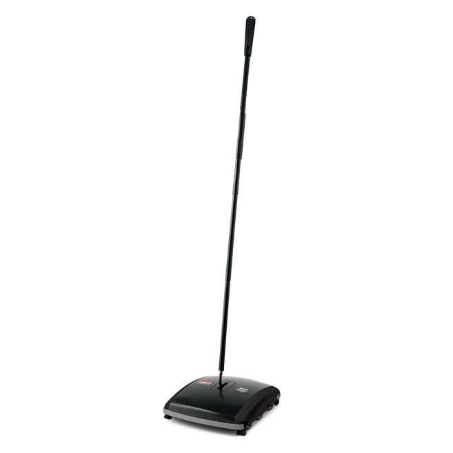Rubbermaid Executive Series 19cm Dual-Action Bristle Mechanical Sweeper, Black