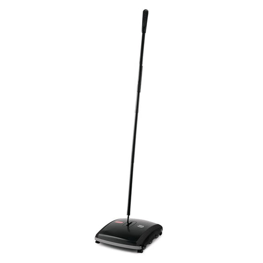 Rubbermaid Executive Series 19cm Dual-Action Bristle Mechanical Sweeper, Black