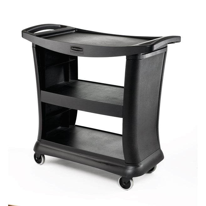 Rubbermaid Executive Series Service Cart, Black