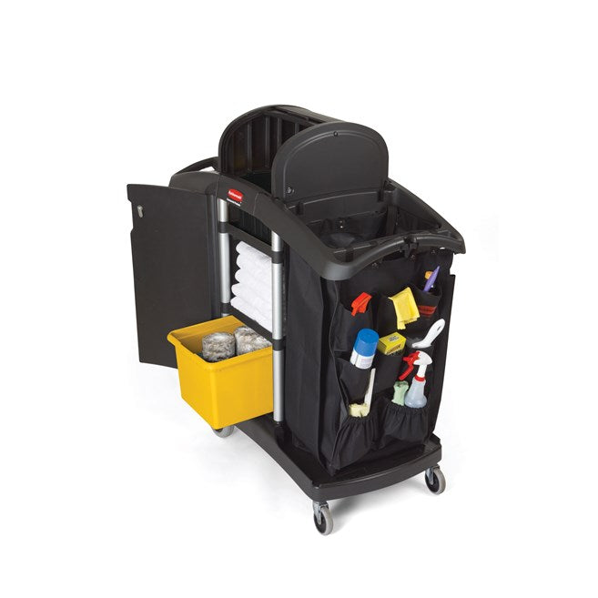 Rubbermaid Executive Housekeeping Compact Cart – High-Security