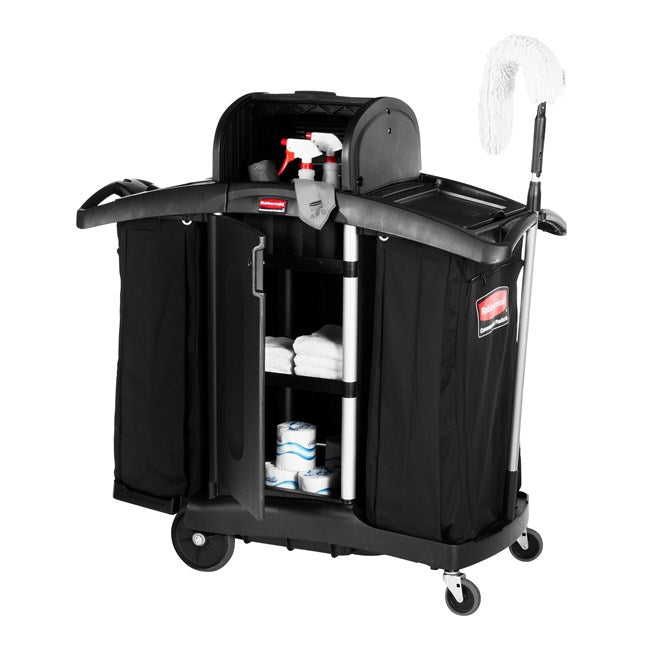 Rubbermaid Executive Housekeeping Compact Cart – High-Security