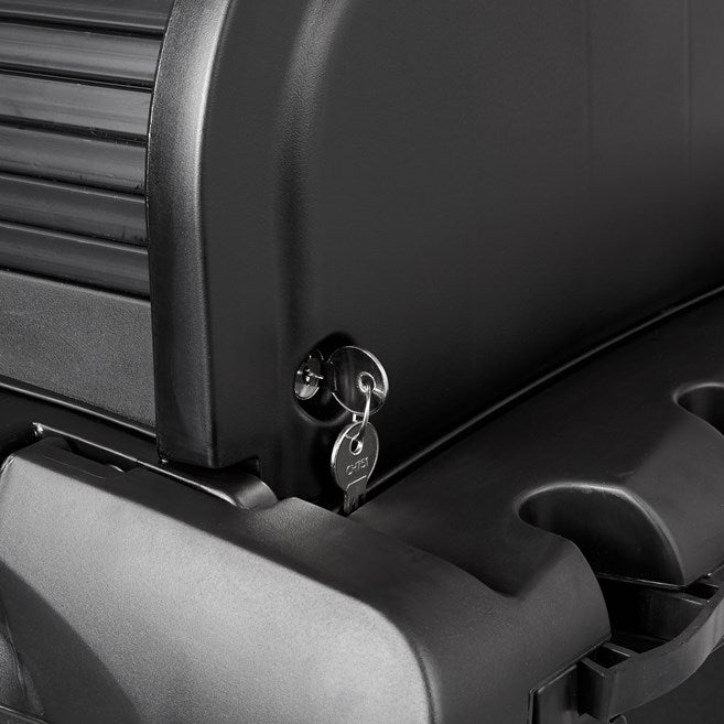Rubbermaid Executive Locking Security Hood for High-Capacity Janitorial Cleaning Carts, Black