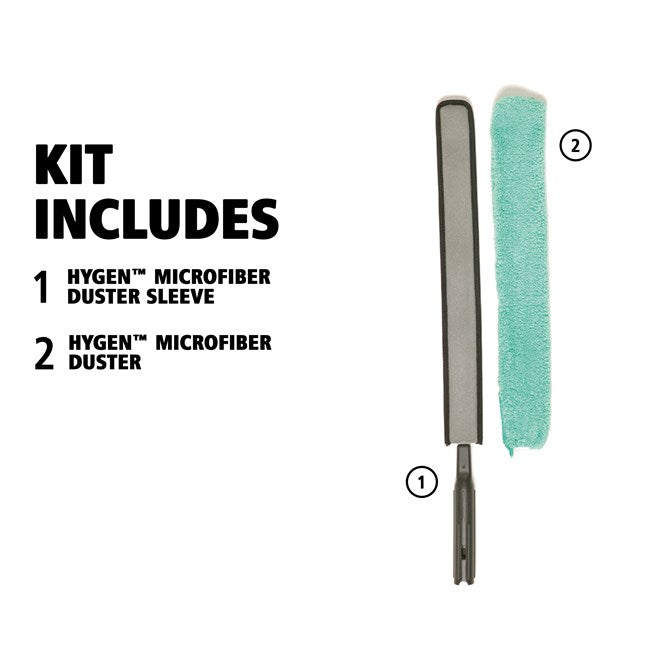 Rubbermaid HYGEN Quick-Connect Flexi-Wand, With Microfibre Dusting Sleeve
