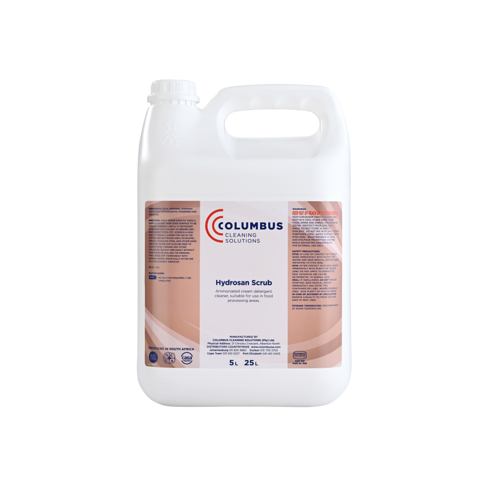 Columbus Hydrosan Scrub - Ammoniated Cream Cleaner