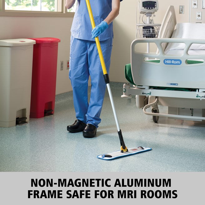 Rubbermaid HYGEN Quick-Connect Aluminium Mop Frame with Velcro 40cm
