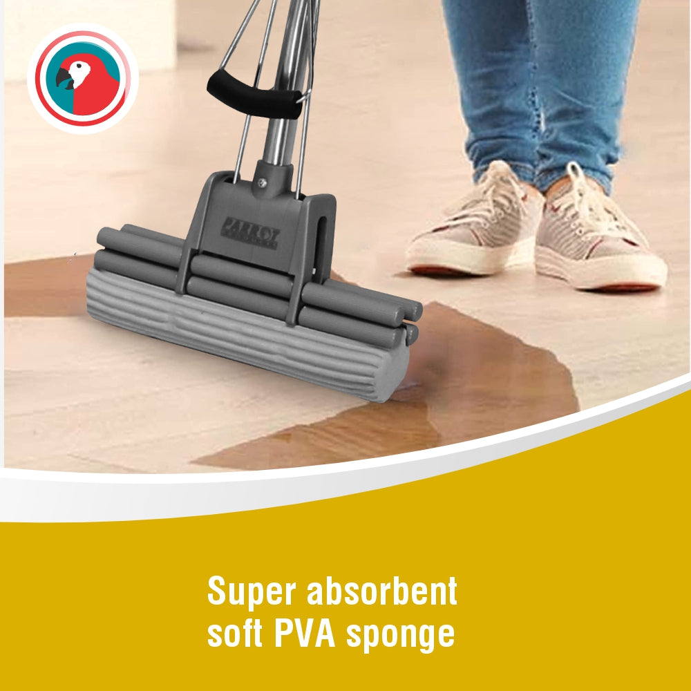 Parrot Mop PVA Stainless Steel Double Roller (JA0301A)