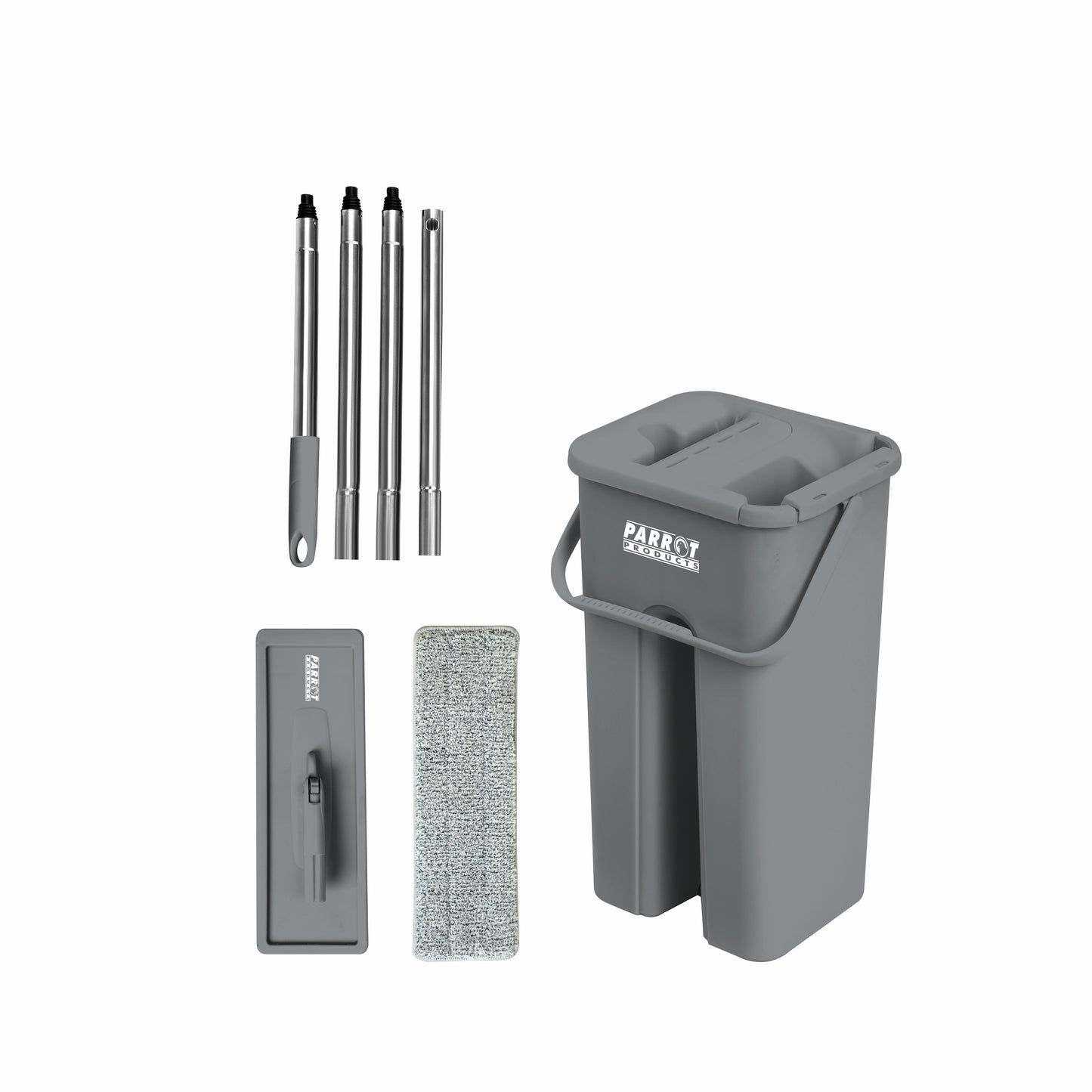 Parrot Flat Head Mop & Bucket (JA0303)