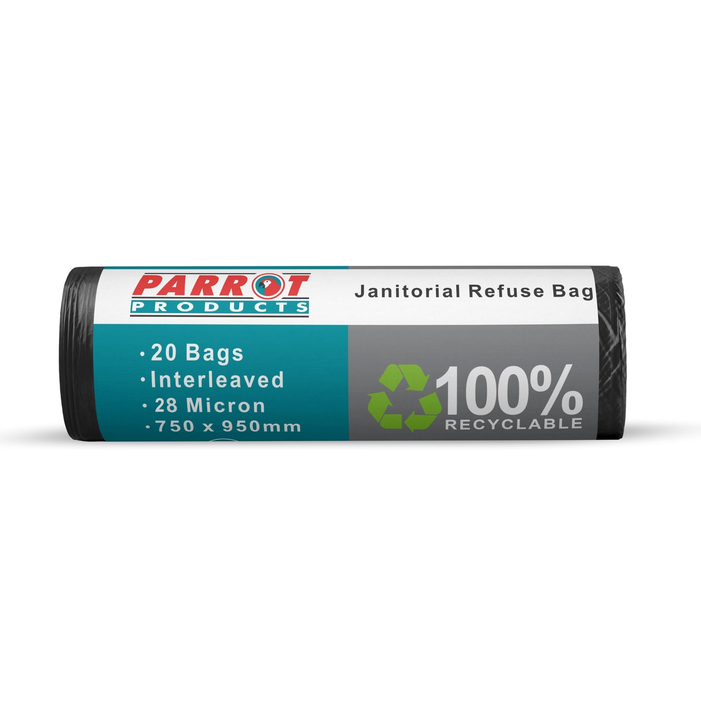 Parrot Refuse Bag 28 Micron 750x950mm (Pack of 20 Bags)(JA0402R)