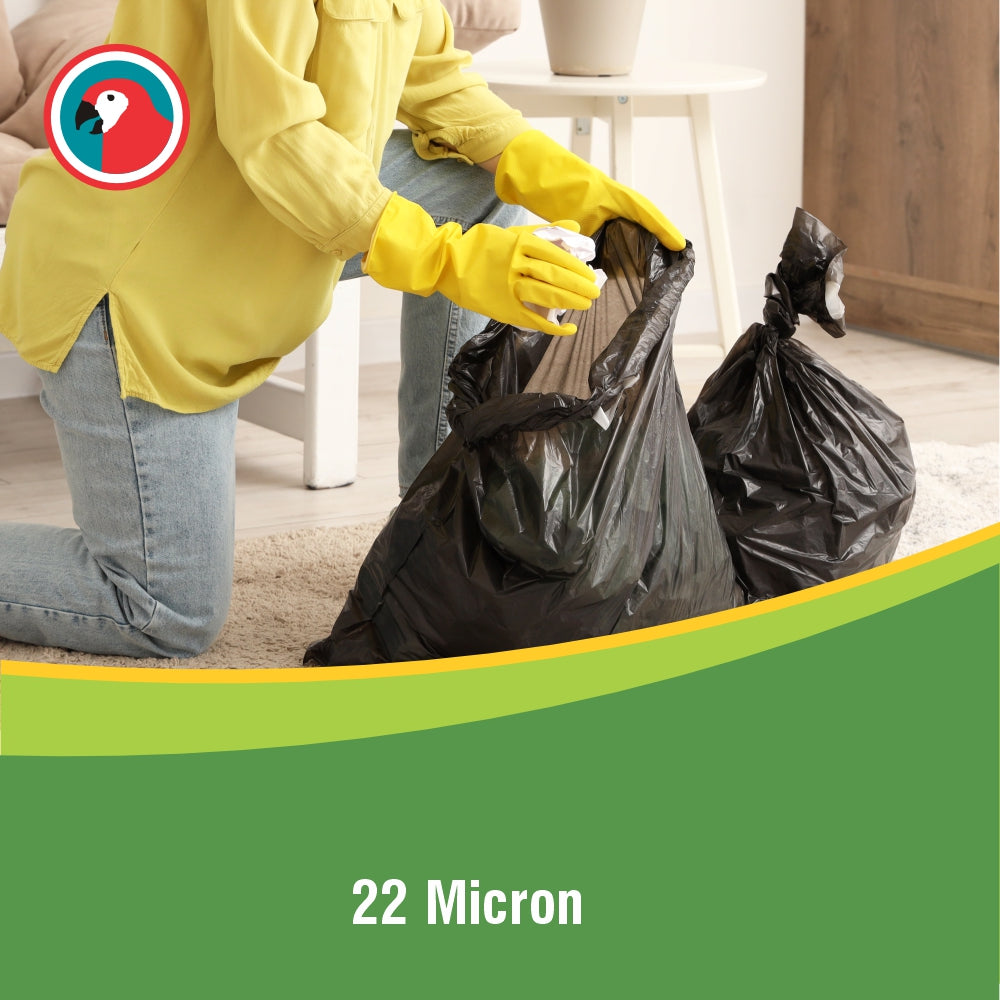 Parrot Refuse Bag 22 Micron 440x450mm 10L (Pack of 20 Bags)(JA0403R)