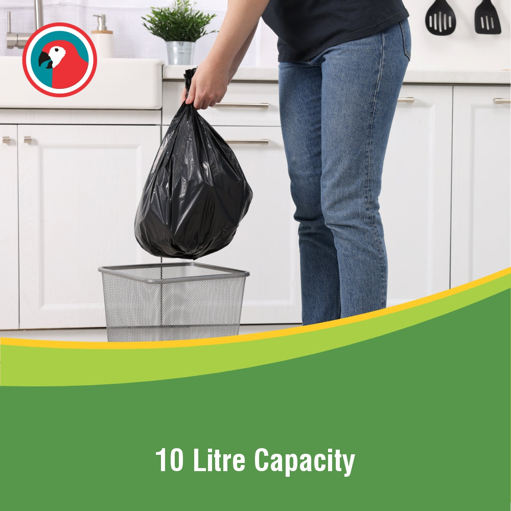 Parrot Refuse Bag 22 Micron 440x450mm 10L (Pack of 20 Bags)(JA0403R)
