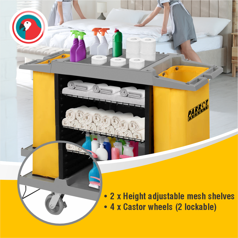 Parrot Trolley Housekeeping Plastic (JA0707)