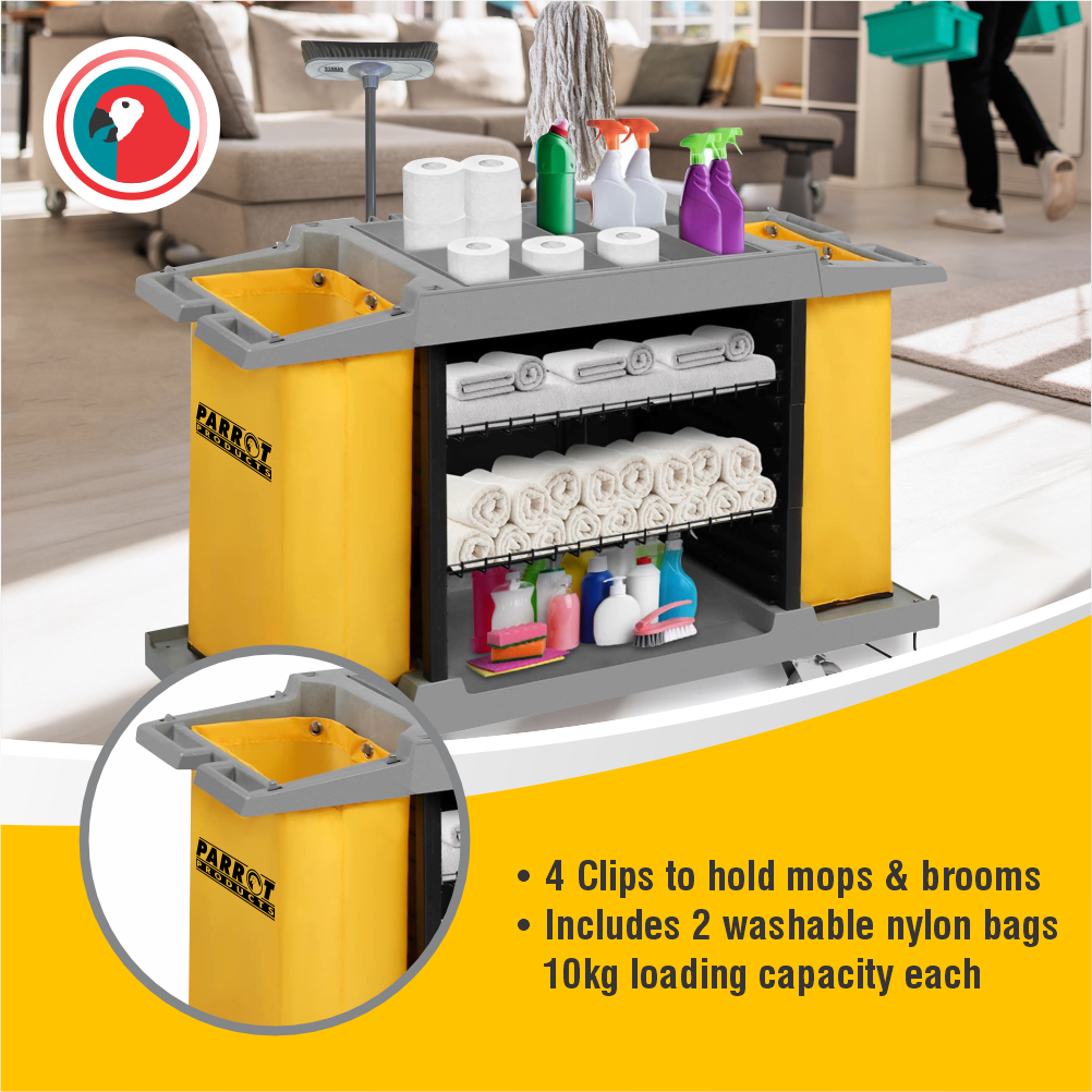 Parrot Trolley Housekeeping Plastic (JA0707)