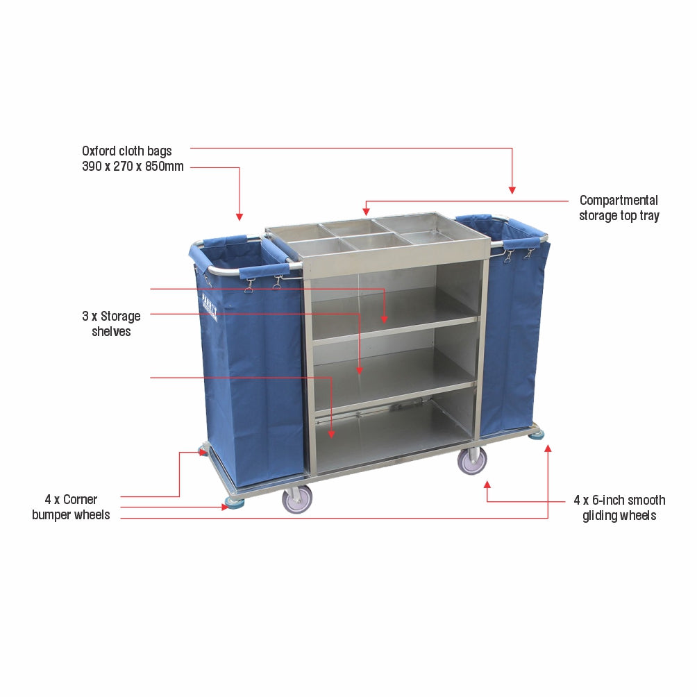 Parrot Trolley Hotel Stainless Steel (JA0708)