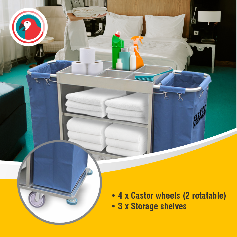 Parrot Trolley Hotel Stainless Steel (JA0708)