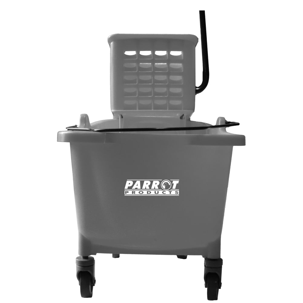 Parrot Janitorial Mop Wringer Trolley 34L – Commercial Cleaning Bucket (JA0709)