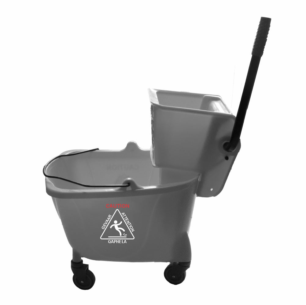 Parrot Janitorial Mop Wringer Trolley 34L – Commercial Cleaning Bucket (JA0709)