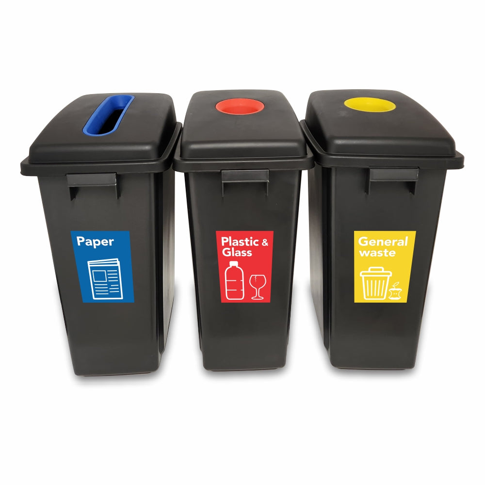 Parrot Bin Recycling Set of 3 - Plastic (JA0805)