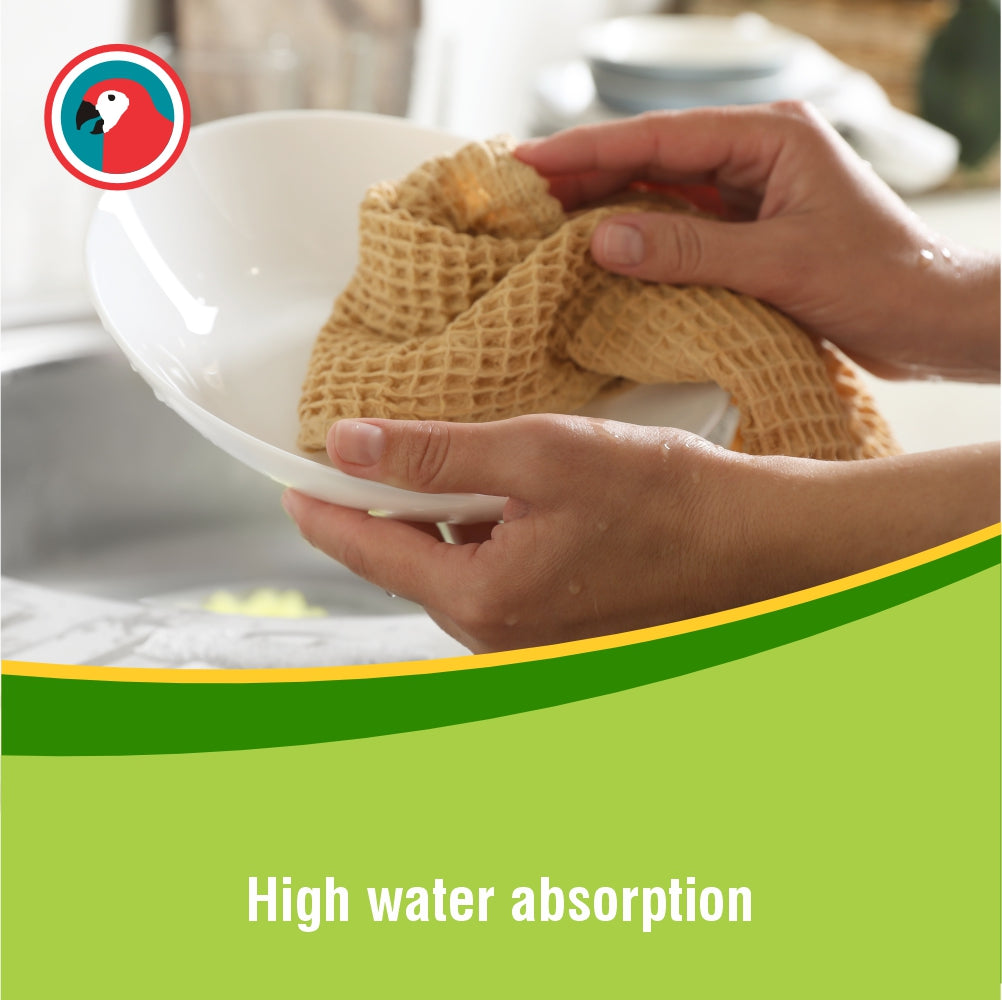 Parrot Dish Wash Towels (Pack of 3) (JA0903)
