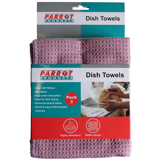 Parrot Dish Wash Towels (Pack of 3) (JA0903)