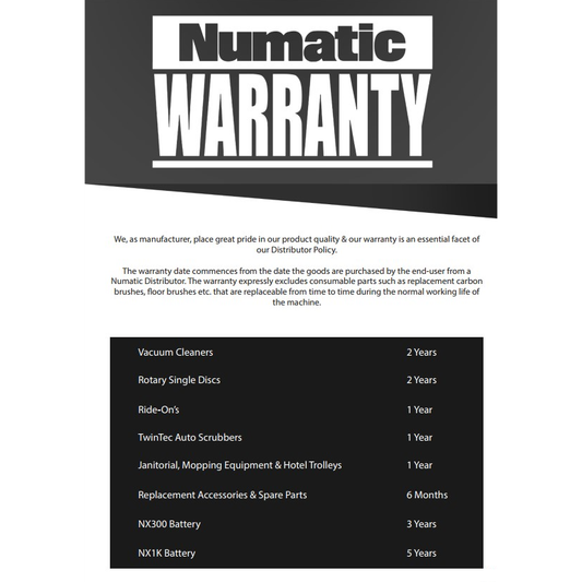 Numatic NVP180-11 Vacuum Cleaner 8L (Dry)