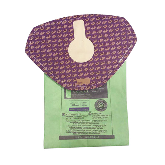 Intercept Micro Filter Bag 6.6L to fit Wetrok Portavac Backpack Vacuum Cleaner (Pack of 10)