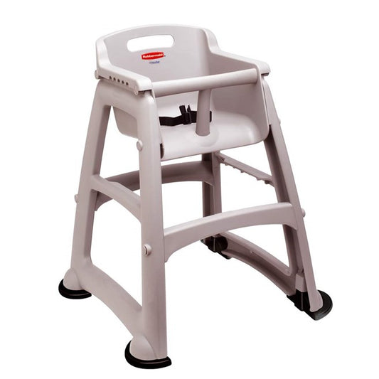 Rubbermaid Sturdy Chair High Chair, Platinum, Without Wheels