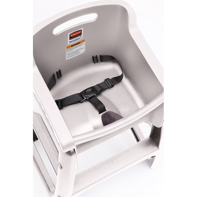 Rubbermaid Sturdy Chair High Chair, Platinum, Without Wheels