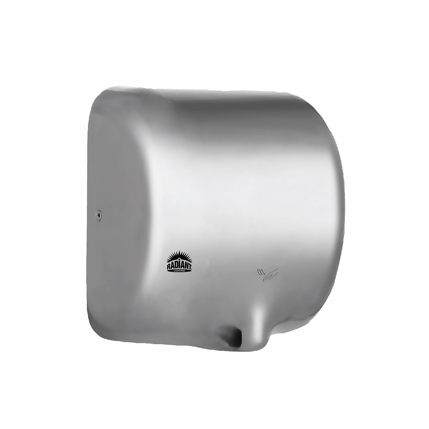 Radiant Lighting Hand Dryer Brushed Steel Motor Power 550-650W (RHD2BC)