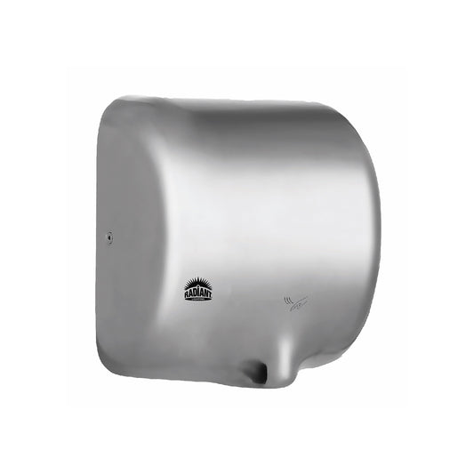 Radiant Lighting Hand Dryer Brushed Steel Motor Power 550-650W (RHD2BC)