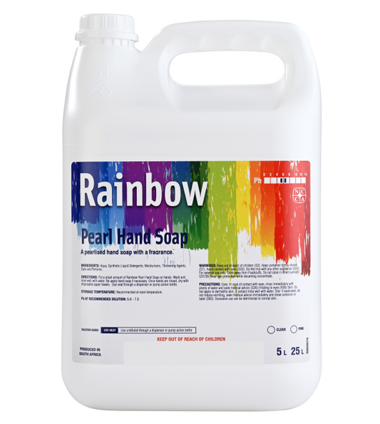 Rainbow Pearl Hand Soap Clear 5L