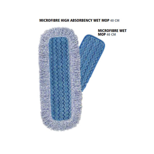 Rubbermaid HYGEN Microfibre Wet Mops 40cm