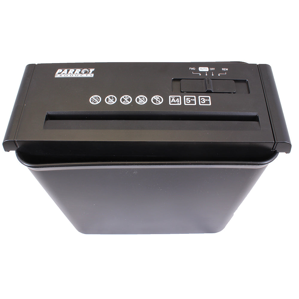 Parrot Shredder S100 - Paper 5 Sheet (6.8mm Strip Cut)