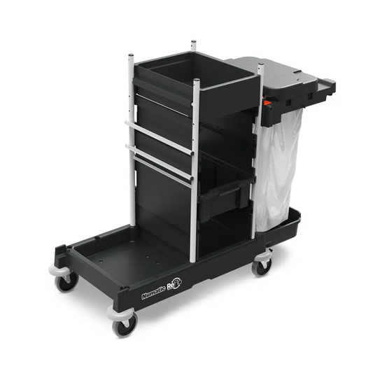 Numatic SM1R ServoMatic Janitorial Trolley (ReFlo Black)