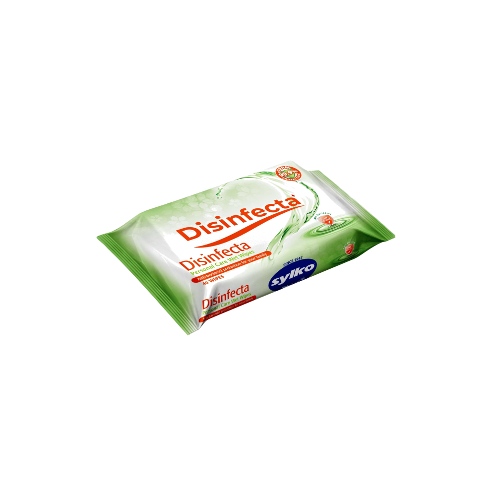 Sylko Disinfecta Wet Wipes 40's (20 Packs of 40)