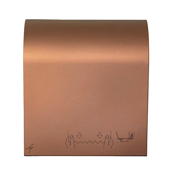 Ticra Ember Bronze Steel Mini Autocut Rolled Paper Towel Dispenser