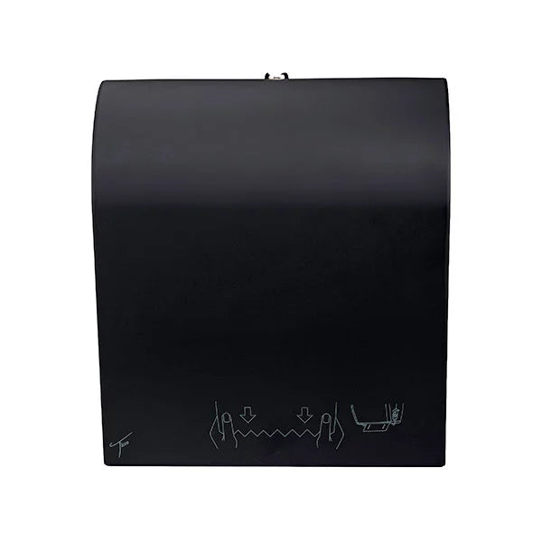 Ticra Graphite Black Steel Mini Autocut Rolled Paper Towel Dispenser