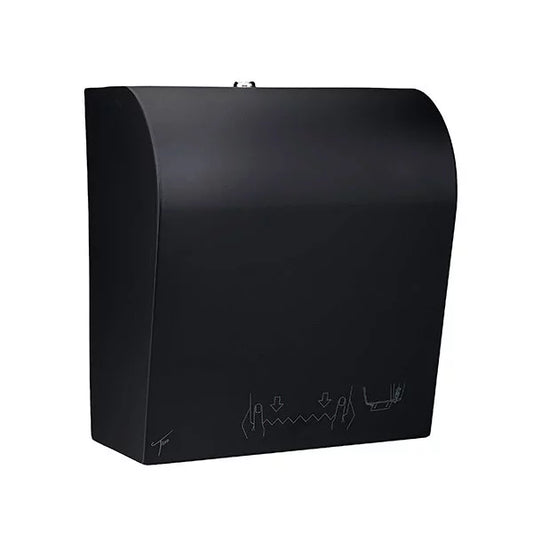 Ticra Graphite Black Steel Mini Autocut Rolled Paper Towel Dispenser
