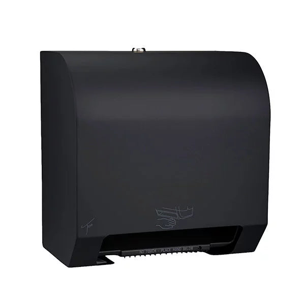 Ticra Graphite Black Steel Mini Sensor Rolled Paper Towel Dispenser