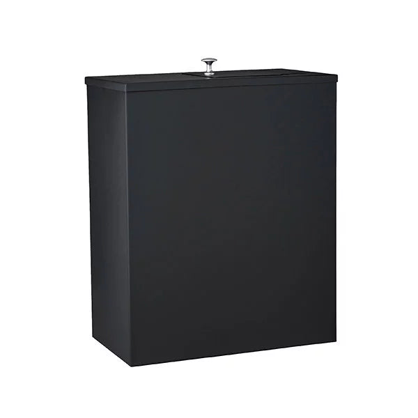 Ticra Graphite Black Steel Slimline 20L Sanitary Bin