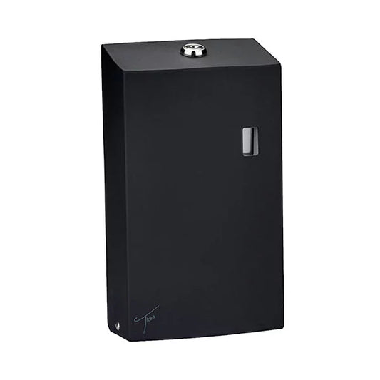 Ticra Graphite Black Steel Urinal and Toilet Auto Cleaner Dispenser