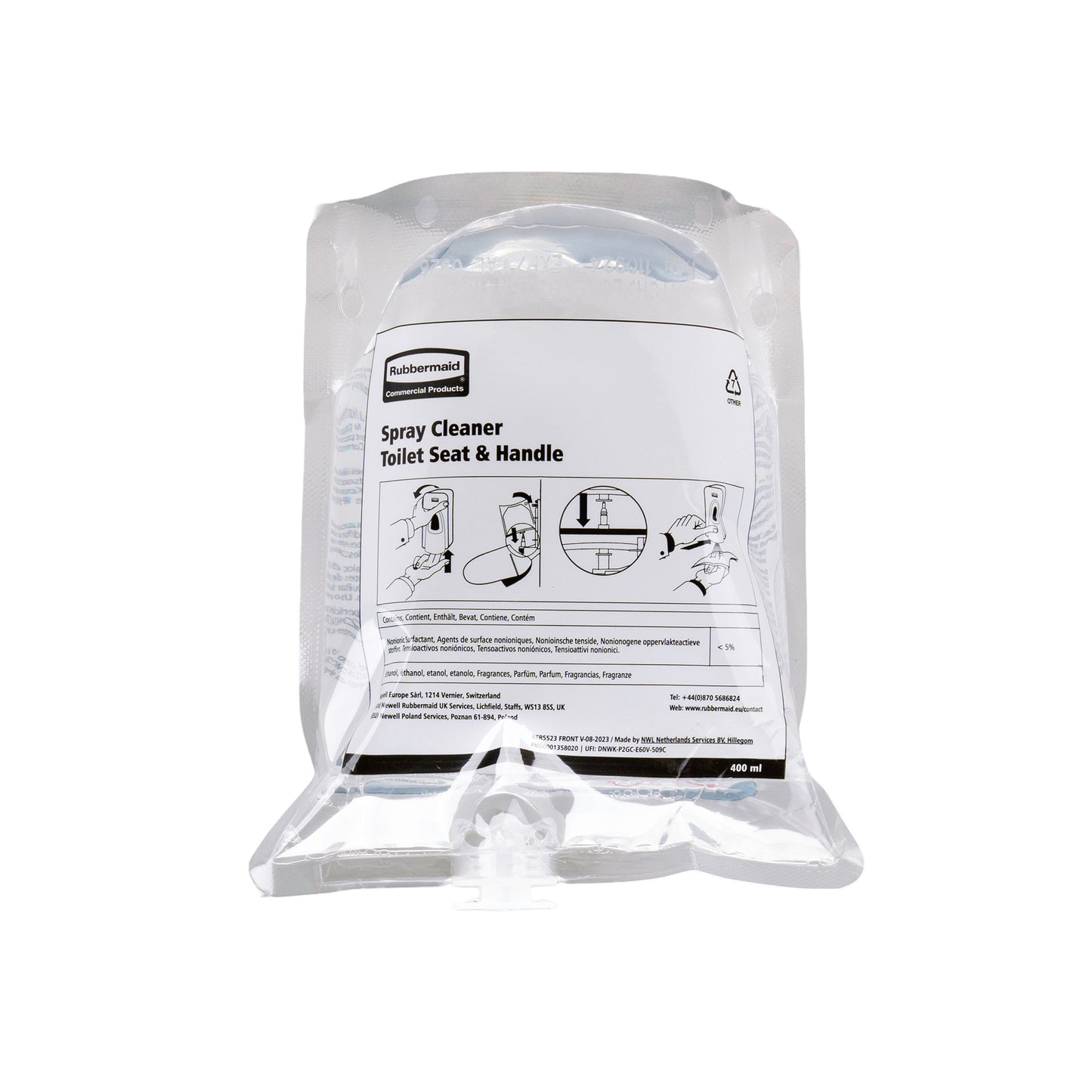 Ticra 400ml Seat and Handle Cleaner Refill (Box of 12 x 400ml)