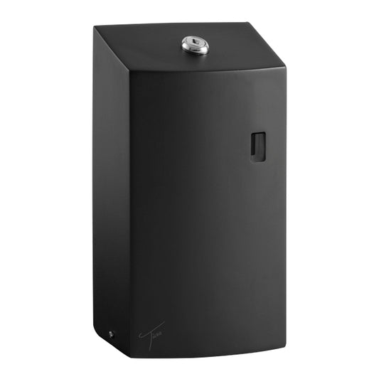 Ticra Urinal & Toilet Auto Cleaner Dispenser Matt Black Mild Steel