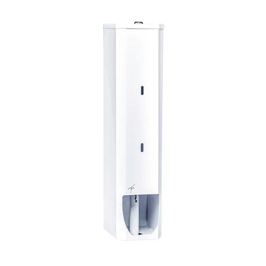 Ticra Pure White Mild Steel Toilet Roll Holder 5 Roll