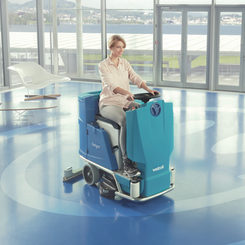 Wetrok Drivematic Delight Ride-On Scrubber Dryer