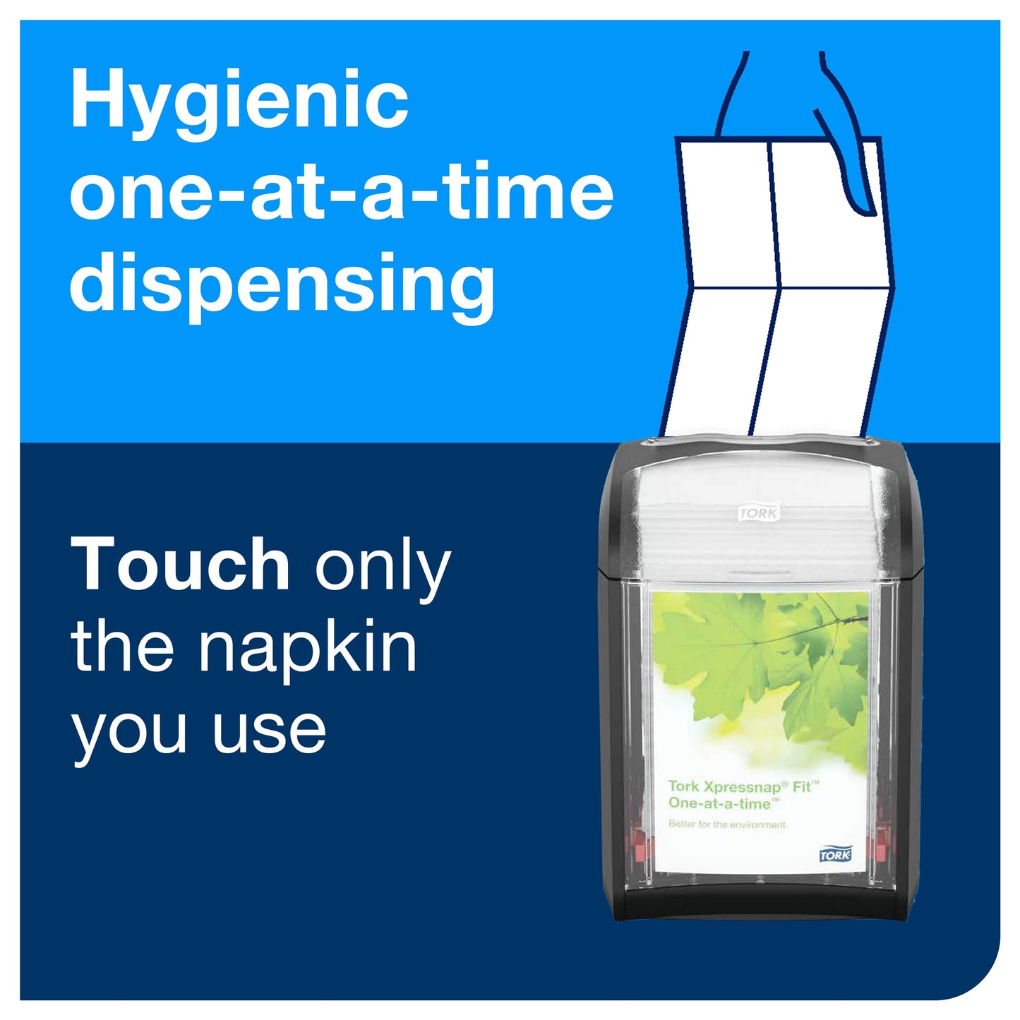 Tork Xpressnap Fit White Dispenser Napkin N14